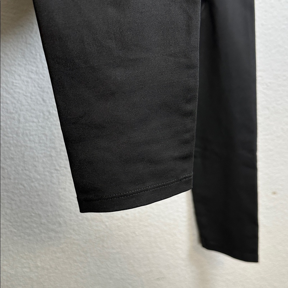 Mika Yoga Leggings Black‎ Womens Medium Sheer Strip Dance Activewear - Picture 5 of 13